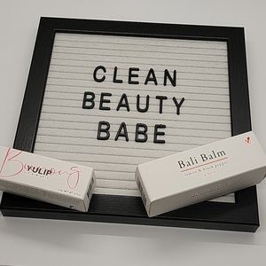 Vegan lip lot: Bali Balm and Yulip